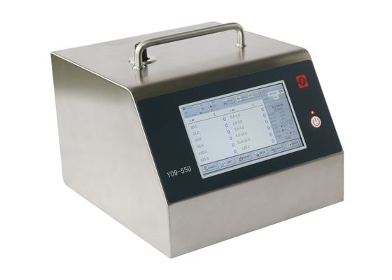 Un buon prezzo. Contatore 80W DC16.8V della particella di aria di portata del monitoraggio del locale senza polvere 50lpm in linea