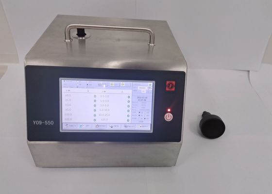 Un buon prezzo. 7inch contatore della particella di aria del laser dello schermo a colori 50LPM con sei canali in linea