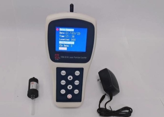 Un buon prezzo. Contatore tenuto in mano della particelle di polvere dell'aria in locale senza polvere Y09-3016 0.1cfm in linea